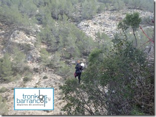 Via ferrata Fuente Godalla  descenso de barranco Gorgo de la escalera, barranquismo en Valencia    