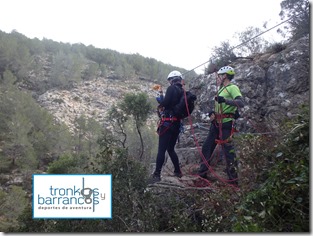 Via ferrata Fuente Godalla  descenso de barranco Gorgo de la escalera, barranquismo en Valencia   