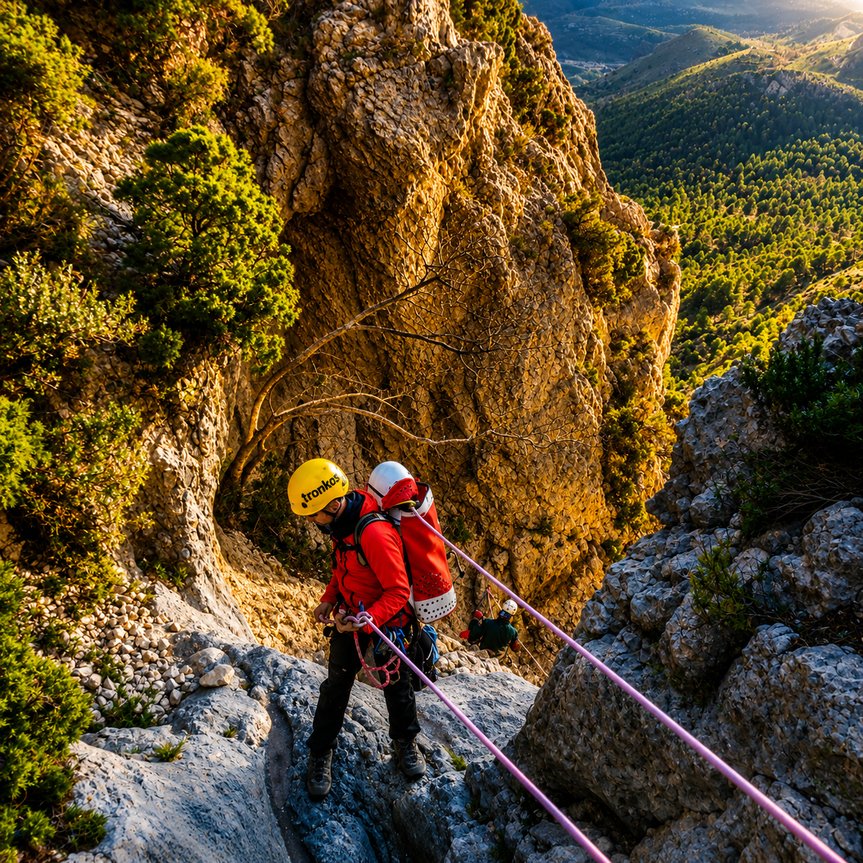 Descenso vertical Teular