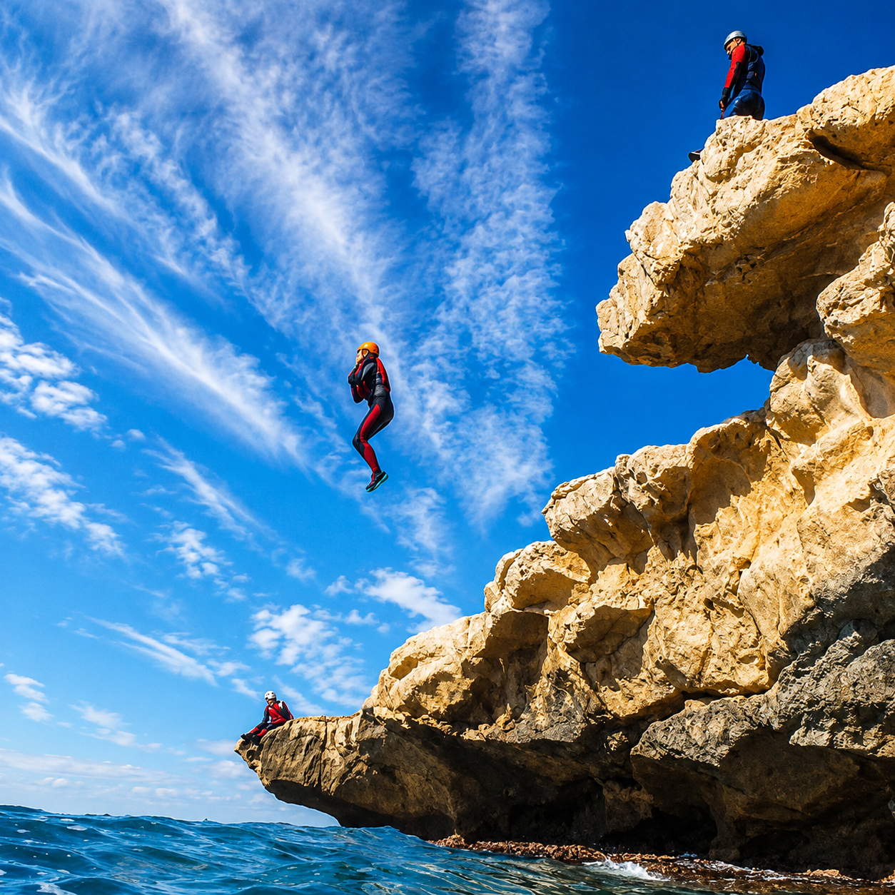 Coasteering Costa Blanca - salto al mar