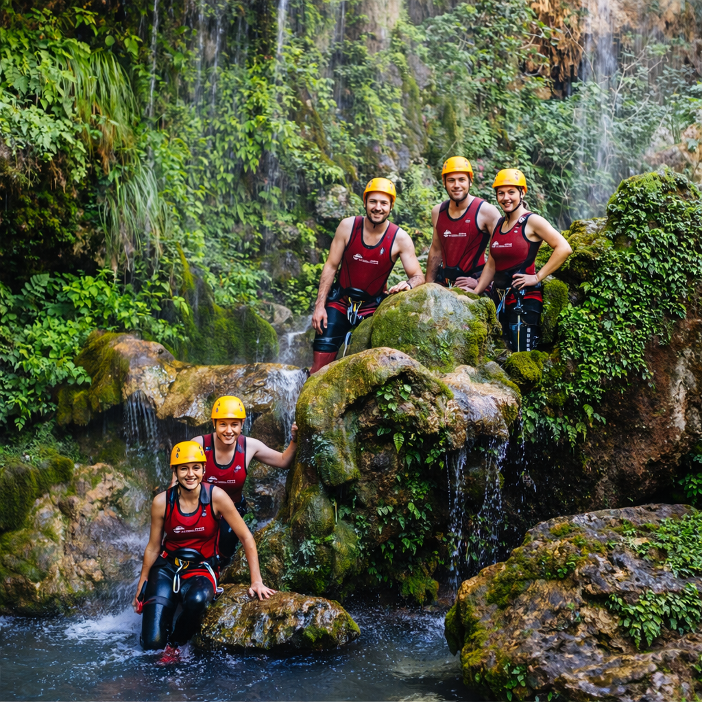 Barranquismo en grupo en Otonel