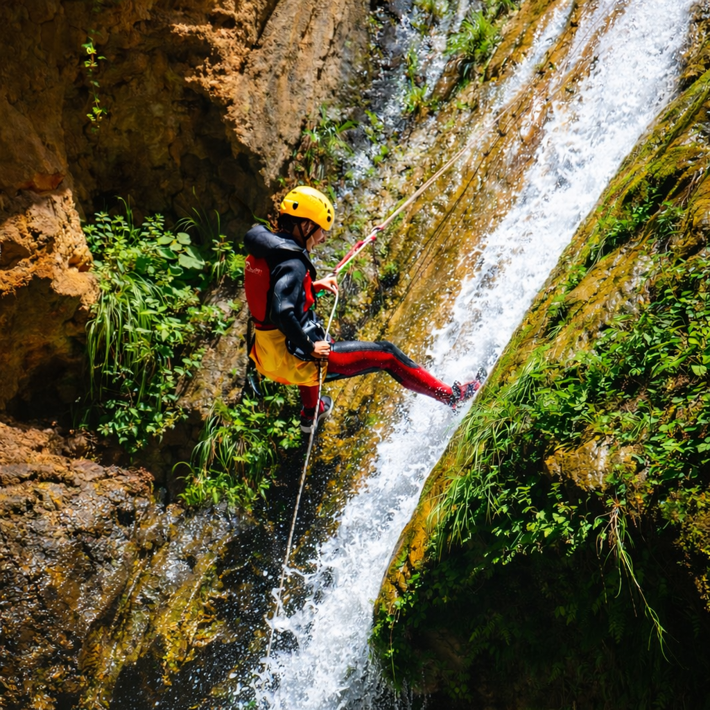 Rapel en el Barranco de Otonel