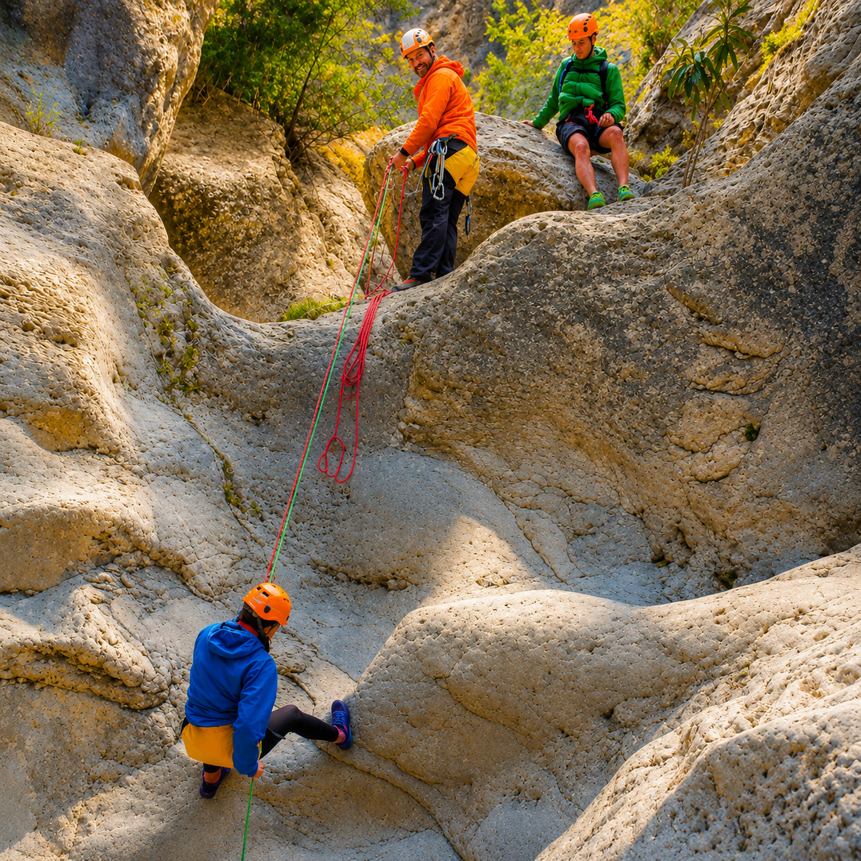 Descenso técnico en Penyals