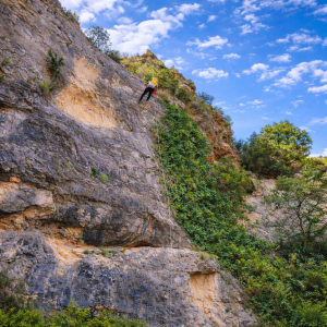 Barranquismo en Valencia – rapel en pared abierta