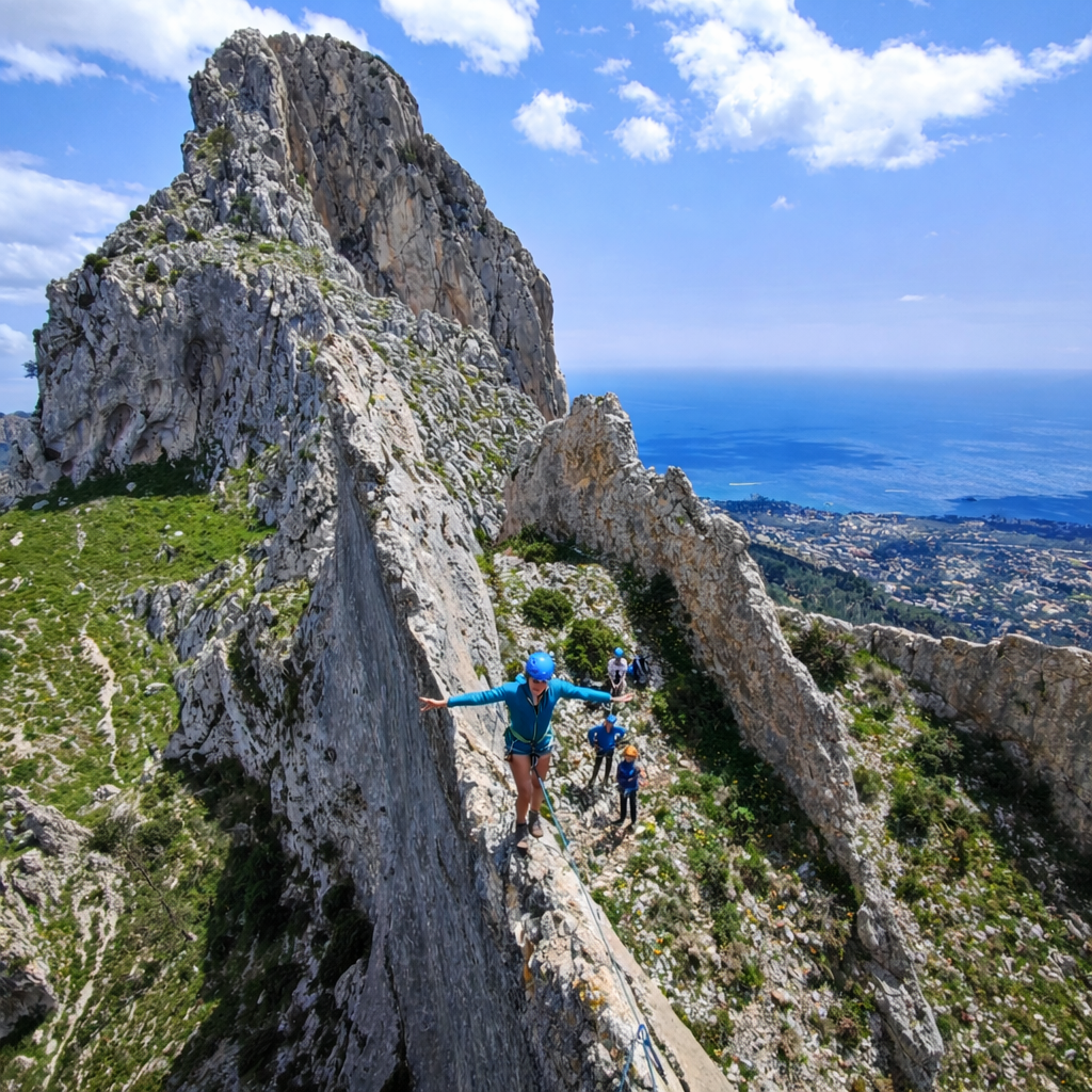 Cresta de Bernia – Arista integral en Alicante Cresta de Bernia – Arista integral en Alicante