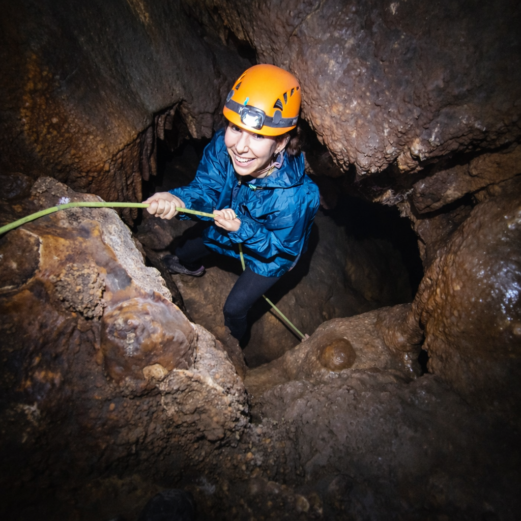 Espeleología de iniciación en Bocairent