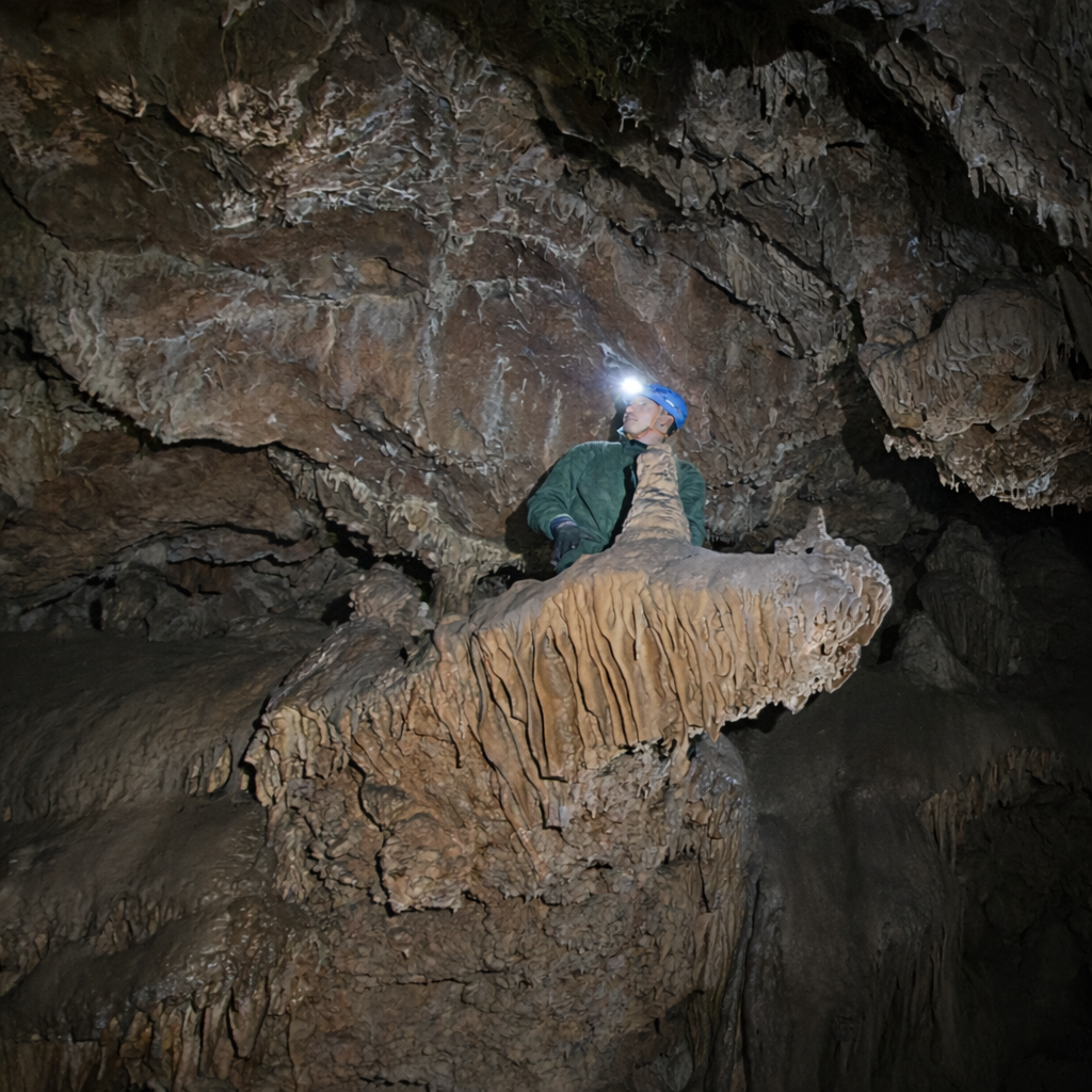 Formaciones naturales en la Cueva de la Sarsa