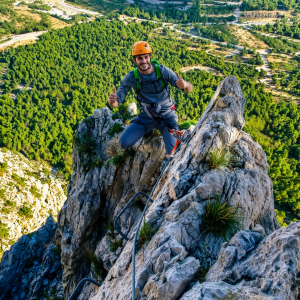 Vía ferrata del Ponoig en Polop