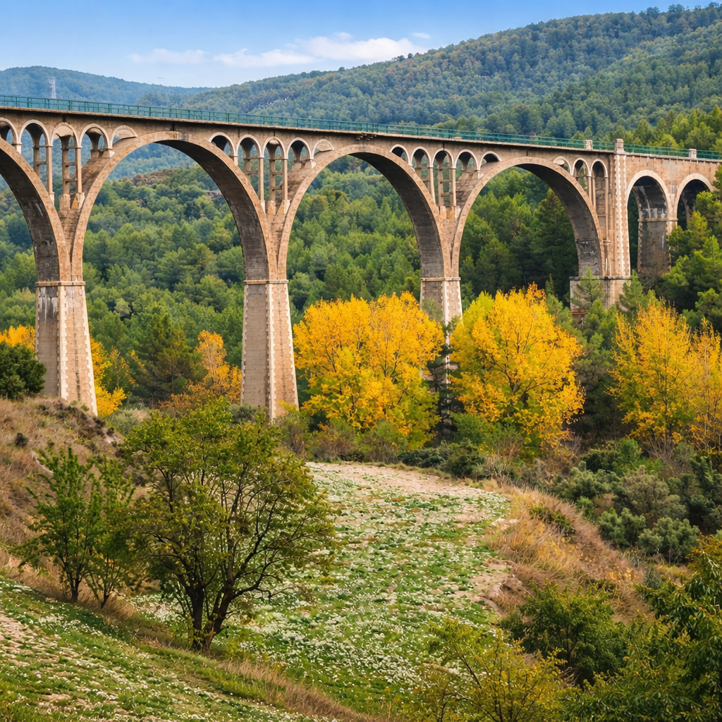 Viaducto de las Siete Lunas en Alcoy