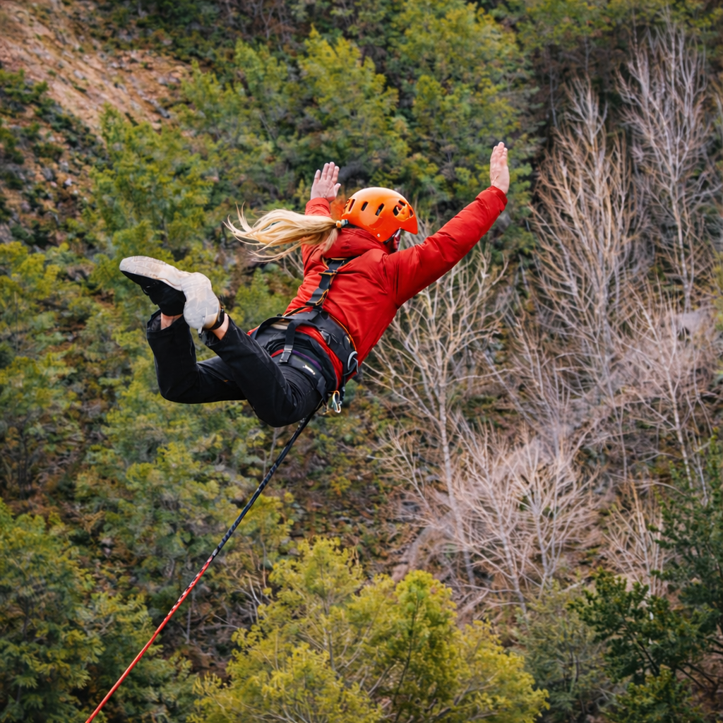 Experiencia de puenting en Alcoy