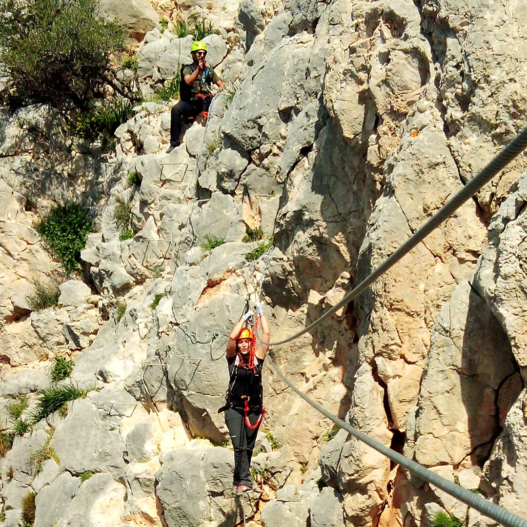Via ferrata del Chorro con Tronkos y Barrancos Via ferrata del Chorro con Tronkos y Barrancos