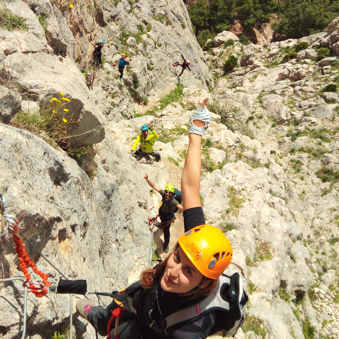 Via ferrata del Chorro con Tronkos y Barrancos Via ferrata del Chorro con Tronkos y Barrancos