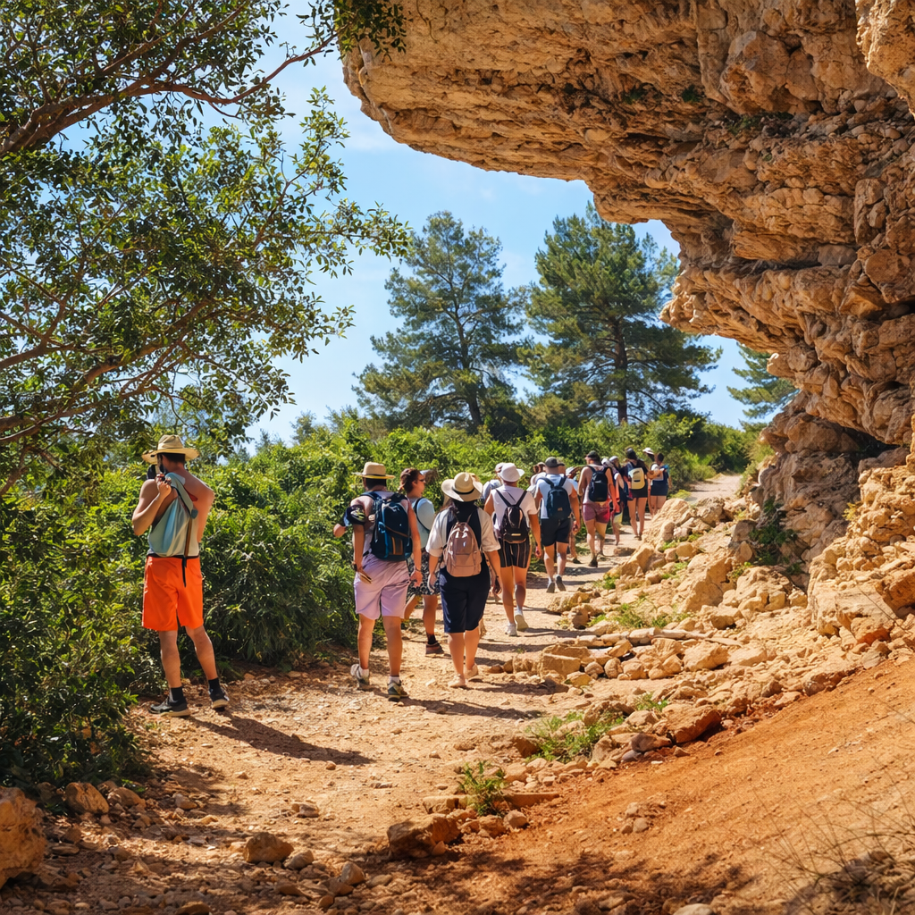 Grupo en la Ruta de los Acantilados – Benitatxell