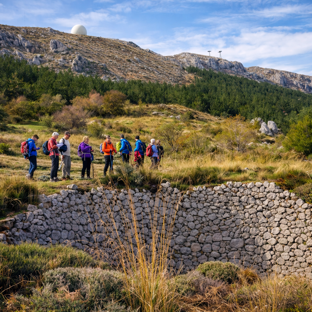 Pozo de nieve en Aitana