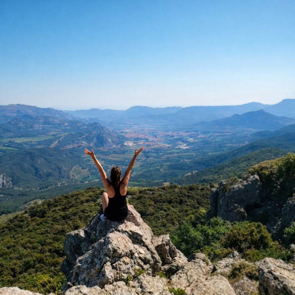 Senderismo en Font Roja desde el Menejador con vistas panorámicas en Alcoy