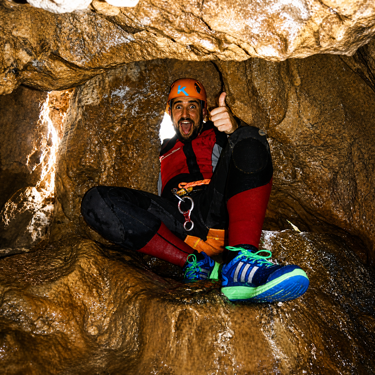 Barranquismo en la Cueva de Turche