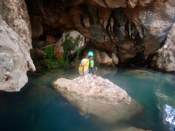 Barranquismo en las Cuevas del Turche