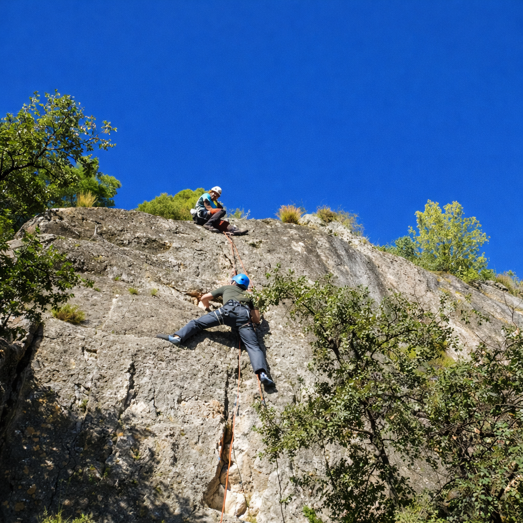 Actividad guiada de escalada en Alicante