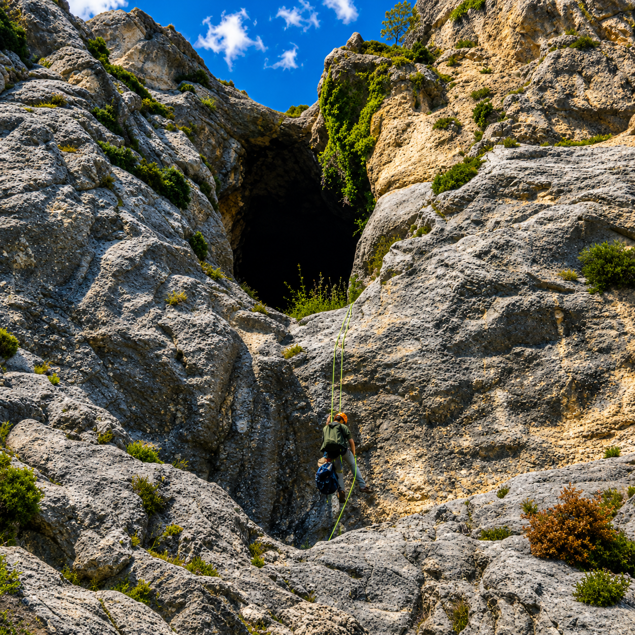 La gran cueva del Barranco Cueva del Pinar