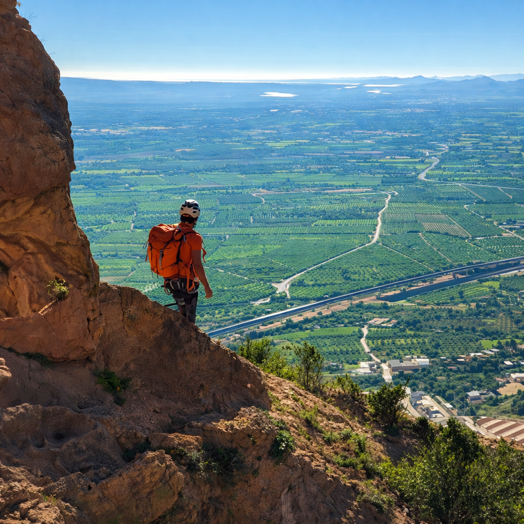 Vistas desde la vía ferrata de Callosa de Segura