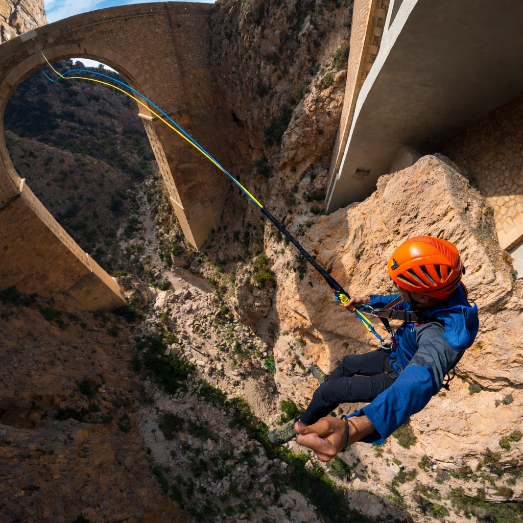 Puenting en el Mascarat Calpe