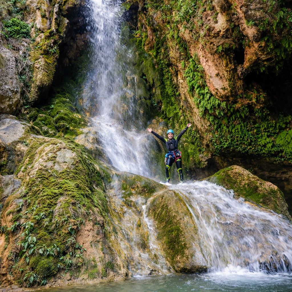 Aventura de barranquismo en Amanaderos Teruel
