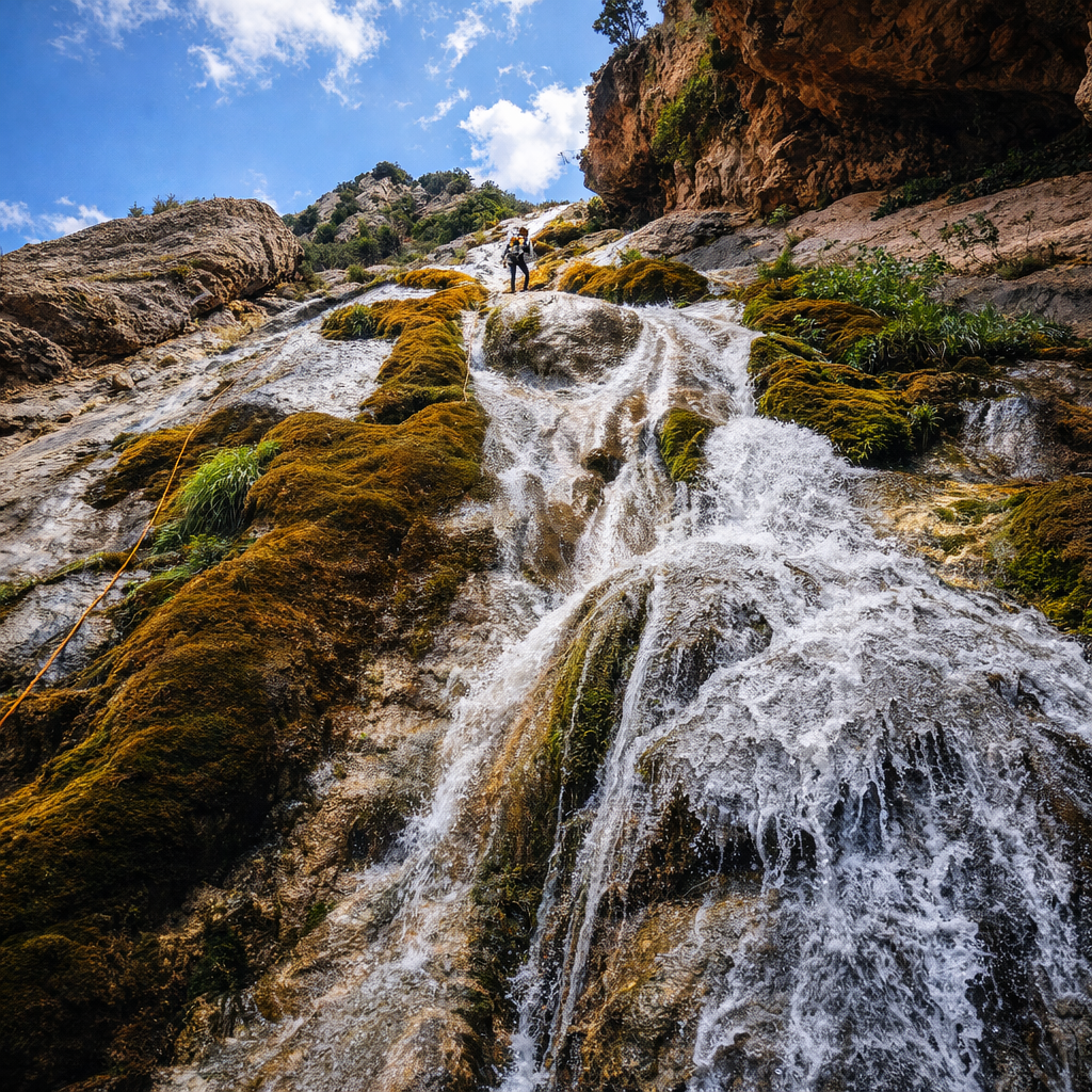 Cascada final de Amanaderos Teruel