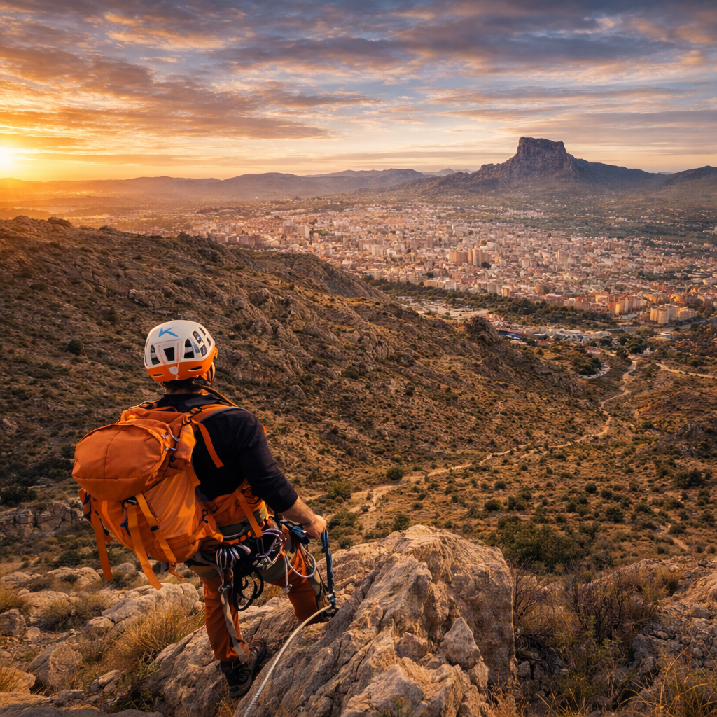 Vistas de Elda desde el Bolón